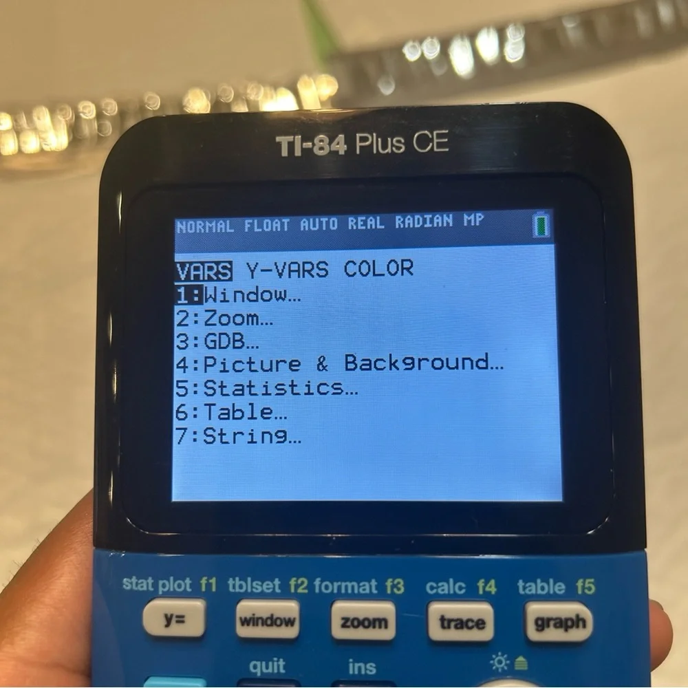 Texas Instruments TI-84 Plus CE Graphing Calculator w/ Cable - Blue TESTED WORKS